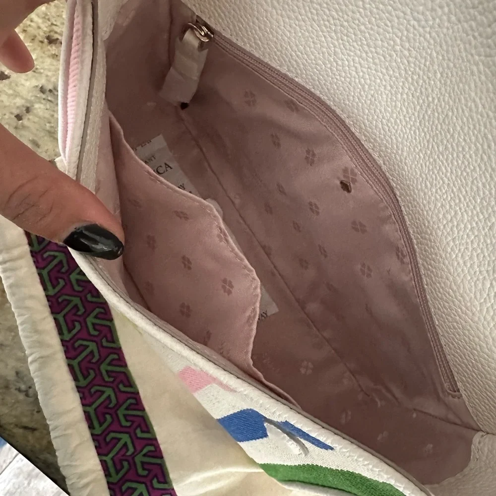 New Kate spade run around breezy stripe crossbody bag